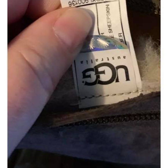 UGG boots tan cream with fur size 10 - Picture 8 of 8